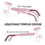 Anti-Fog Safety Glasses with Scratch-Resistant Wrap Lens