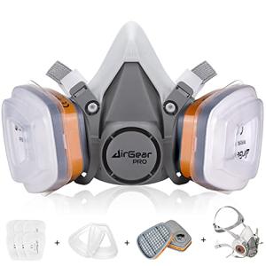 AirGearPro M-500 Dust and Gas Mask with Filter