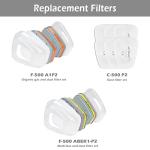 AirGearPro M-500 Dust and Gas Mask with Filter