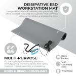 MWRF Source ESD Mat Kit with Wrist Strap