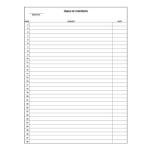 Burgundy Engineering Lab Notebook - 168 Pages