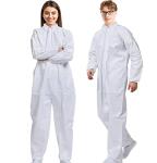 5 Pack Extra Large Hazmat Suits - Disposable Coveralls