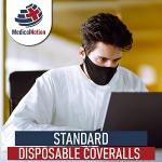 5 Pack Extra Large Hazmat Suits - Disposable Coveralls