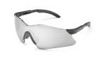 Hawk Wraparound Safety Glasses with Silver Mirror Lens