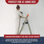 5 Pack Extra Large Hazmat Suits - Disposable Coveralls