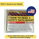 Safety Data Sheet (SDS) Poster - English & Spanish