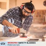 WORKPRO Adjustable Safety Goggles with Anti-Fog Coating