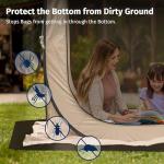 Waterproof Tarps for Outdoor Tent Use - 10x10 FT