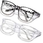 2 Pack Anti-Fog Safety Glasses for Eye Protection