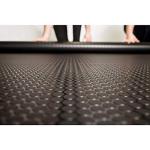 G-Floor Coin Pattern Vinyl Flooring Mat, Black