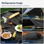 Waterproof Tarps for Outdoor Tent Use - 10x10 FT