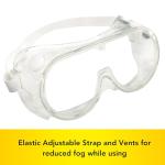 Harrier Hardware Ventilated Safety Goggles - 2-Pack