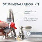 Faucet-Mounted Eyewash Station for Emergency Care