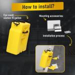 Portable 15 Gallon OSHA Eye Wash Station