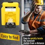 Portable 15 Gallon OSHA Eye Wash Station