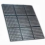 Dura-Chef Anti-Fatigue Rubber Mat, 36" x 36