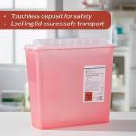 McKesson 5 Quart Sharps Container - Touchless Lid