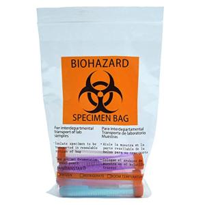 50pcs Biohazard Specimen Bags with Logo