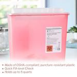 McKesson 5 Quart Sharps Container - Touchless Lid