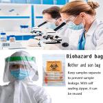 50pcs Biohazard Specimen Bags with Logo