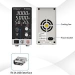 Adjustable 30V 5A DC Power Supply with LED Display
