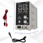 Adjustable 30V 5A DC Power Supply with LED Display