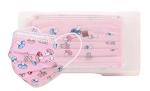 100 Pack Pediatric Pink Face Masks for Kids