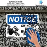 COVID-19 Testing Directional Aluminum Sign