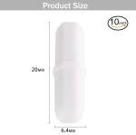 Joaoxoko 10-Pack PTFE Magnetic Stir Bars, 20 mm