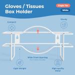 2 Pack Wall Mount Disposable Glove Holders