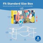 2 Pack Wall Mount Disposable Glove Holders