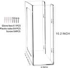 Acrylic Floating Glove Rack and Dispenser Holder