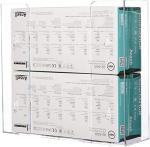 Acrylic Floating Glove Rack and Dispenser Holder