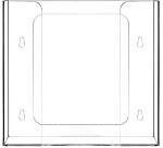 Acrylic Floating Glove Rack and Dispenser Holder