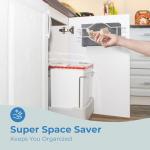 2 Pack Wall Mount Disposable Glove Holders