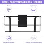 Wall-Mounted Metal Glove Holder for Easy Access