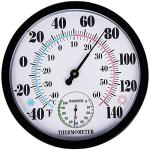 Waterproof Indoor Outdoor Hanging Thermometer Hygrometer