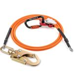 8ft Steel Wire Core Arborist Climbing Lanyard Kit