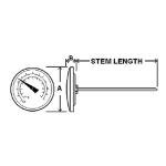 Bimetal Pocket Thermometer with Plastic Sleeve