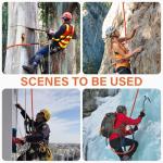 8ft Steel Wire Core Arborist Climbing Lanyard Kit