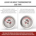KT THERMO Extra Large Meat Thermometer, 2.5-inch Dial