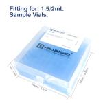 100 Well Lockable Microtube Storage Box - Blue