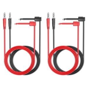 4PCS Banana Plug Test Hook Clips for Multimeter