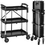 YITAHOME 350LBS 3-Tier Folding Utility Cart