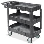 Heavy Duty 3-Tier Rolling Utility Cart with Wheels