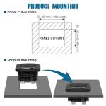 Digital LCD Hour Meter for Equipment and Machinery