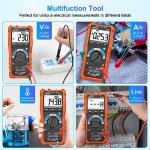 MESTEK Digital Multimeter TRMS 6000 Counts Voltage Tester