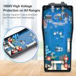 MESTEK Digital Multimeter TRMS 6000 Counts Voltage Tester