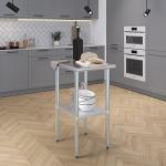 Stainless Steel Work Table with Undershelf 18"x24