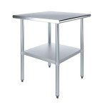 30" Stainless Steel Work Table | NSF Certified